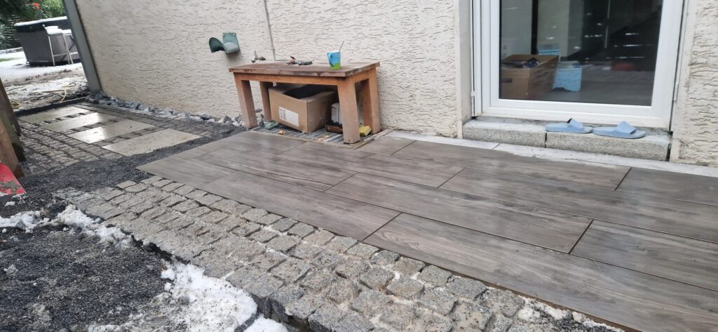 Terrasse Eingang Ahrensfelde